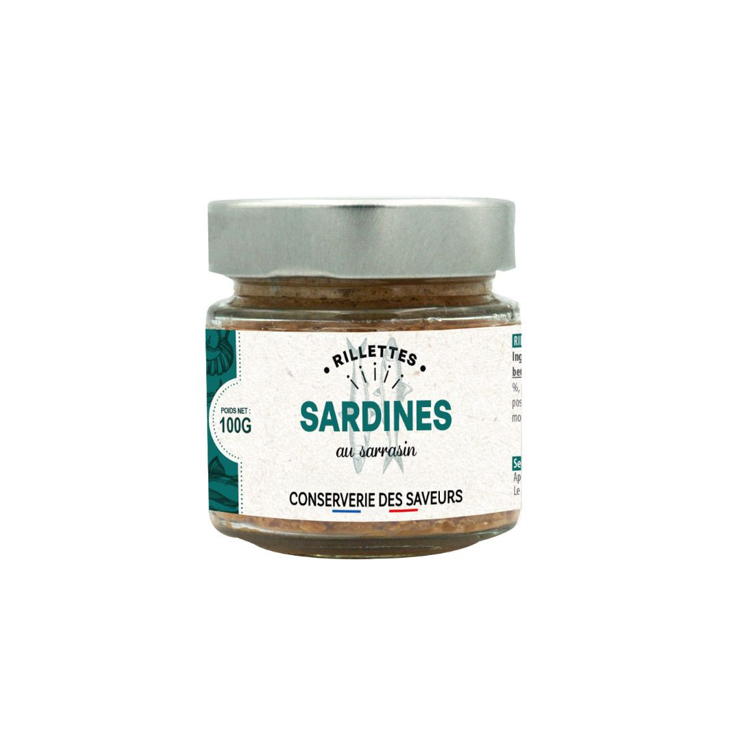 Achat Rillettes de sardines au sarrasin 100g en ligne 1 