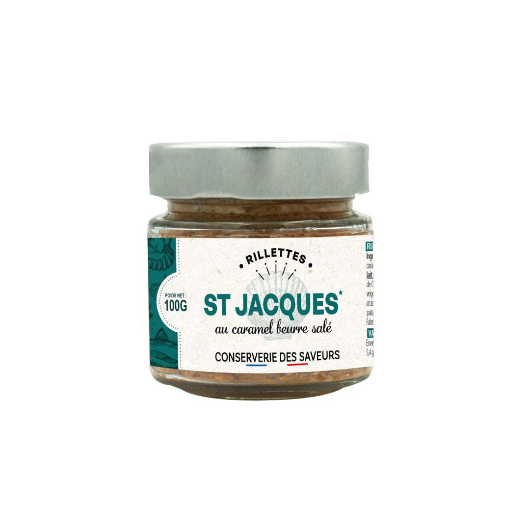 Achat Rillettes de St Jacques au caramel au beurre salé 100g en ligne 1 