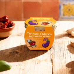 Tartinable d'aubergines et de tomates séchées 90g