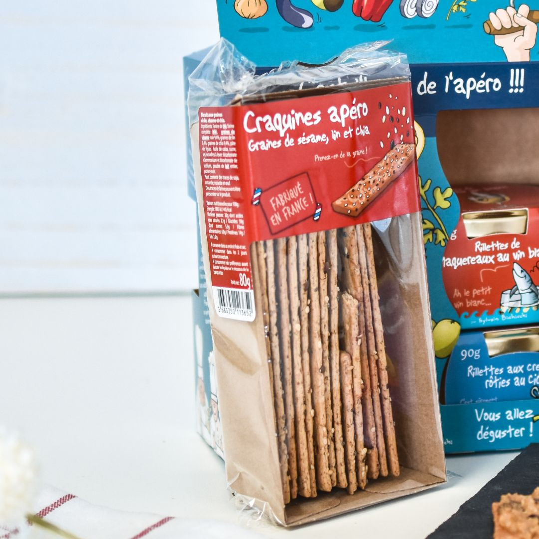Achat Craquines apéro 3 graines 80g en ligne 2 