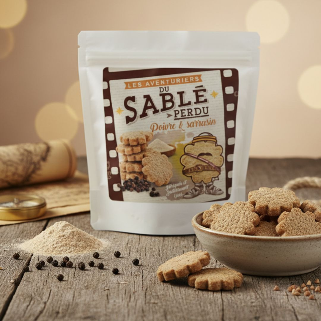 Achat Sachet mini sablés apéritifs poivre et sarrasin en ligne 3 