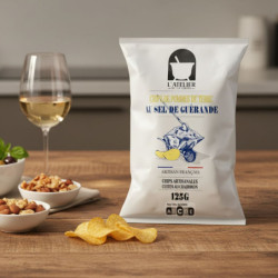 Chips assaisonnées au sel de mer