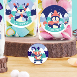 Boîte clic-clac collection première étoile bonbons à la fraise