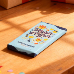 Tablette Plair d'offrir chocolat lait nougat