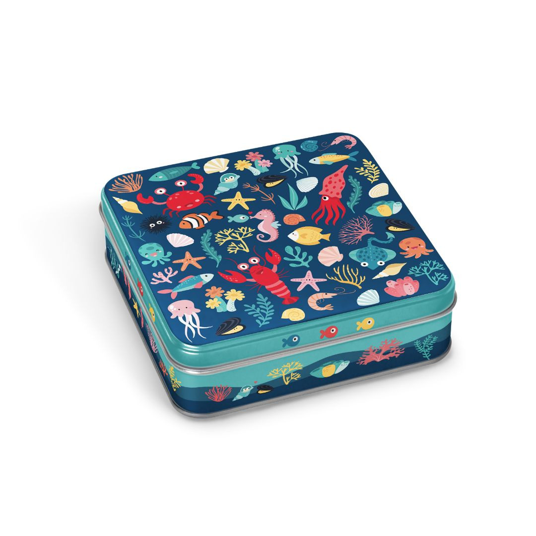 Achat Boite carrée fonds marins Lali VIDE en ligne 1 