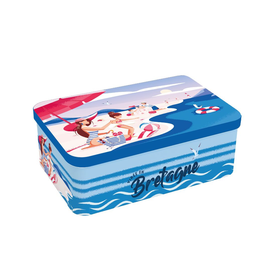 Achat Boite sucre Bretagne marinière VIDE en ligne 1 