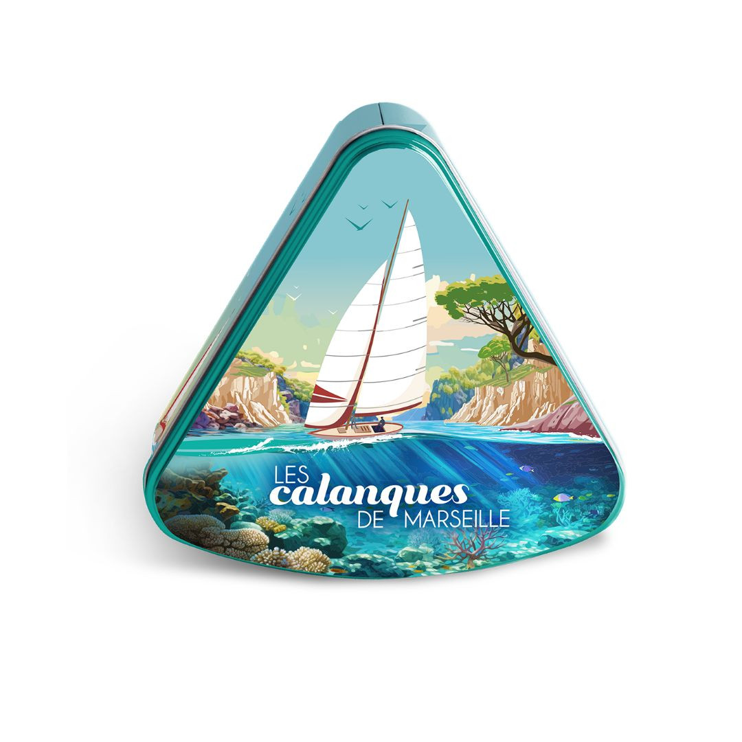Achat Boite triangle calanques de Marseille VIDE en ligne 1 