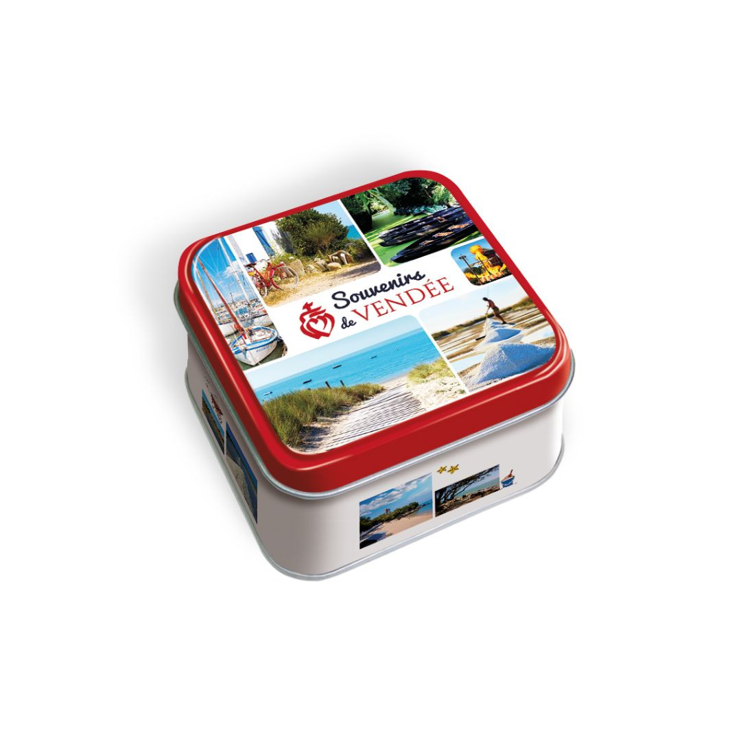 Achat Boite mini carrée souvenir de Vendée VIDE en ligne 1 