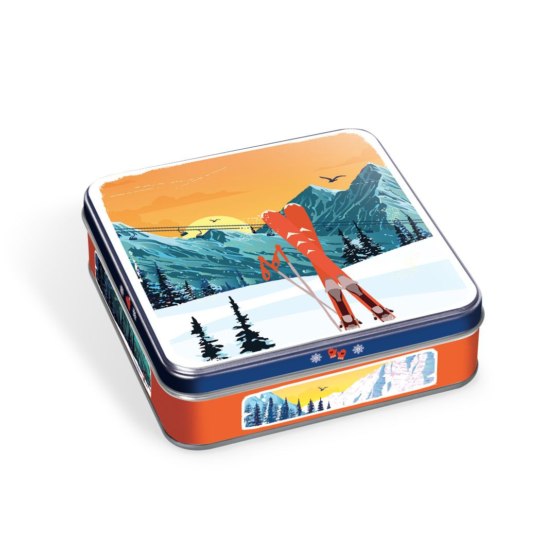 Achat Boite carrée rétro ski en ligne 1 