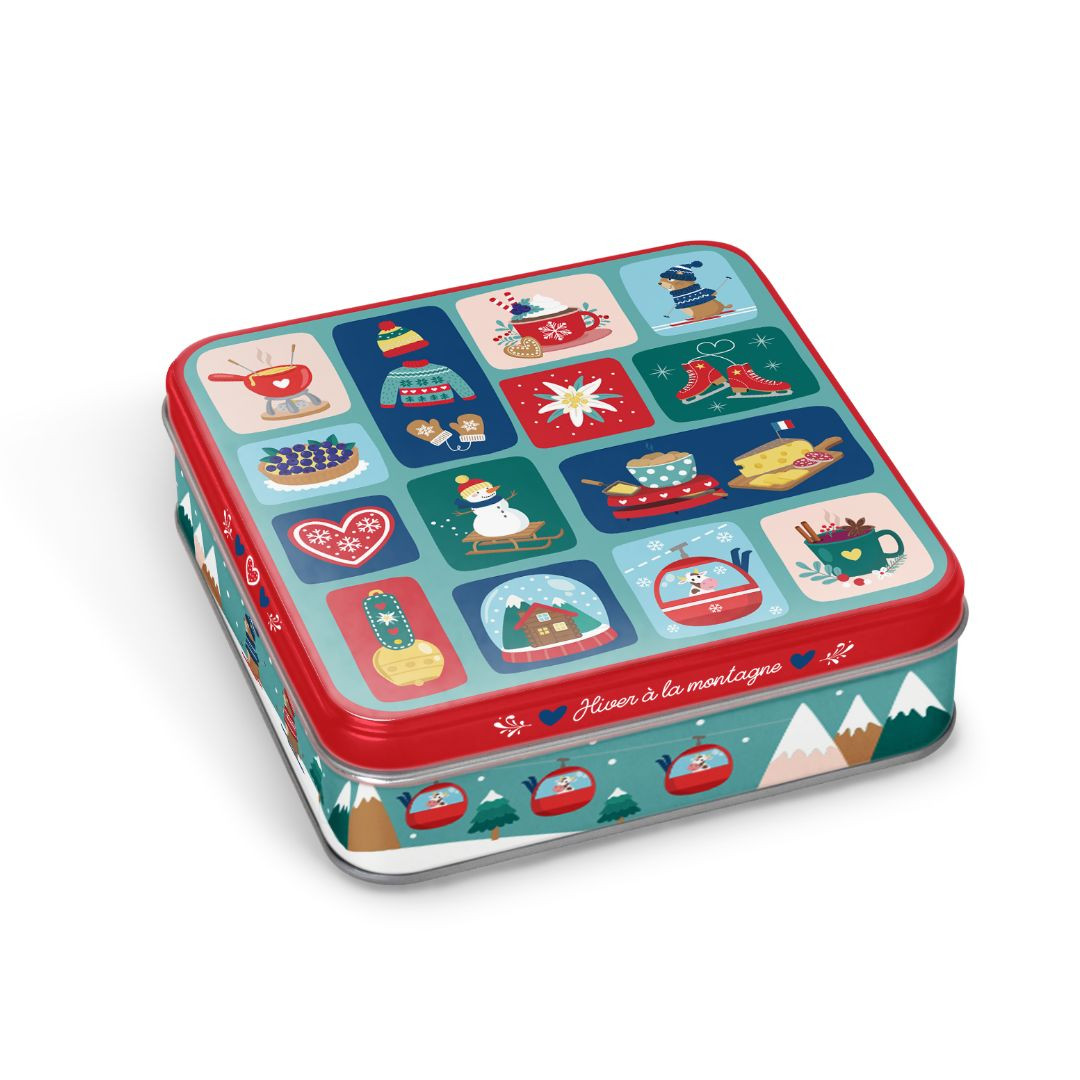 Achat Boite carrée hiver à la montagne Lali en ligne 1 