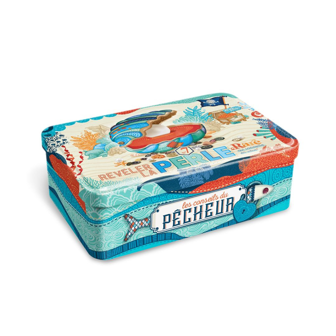 Achat Boite sucre coquille St Jacques patchwork en ligne 1 