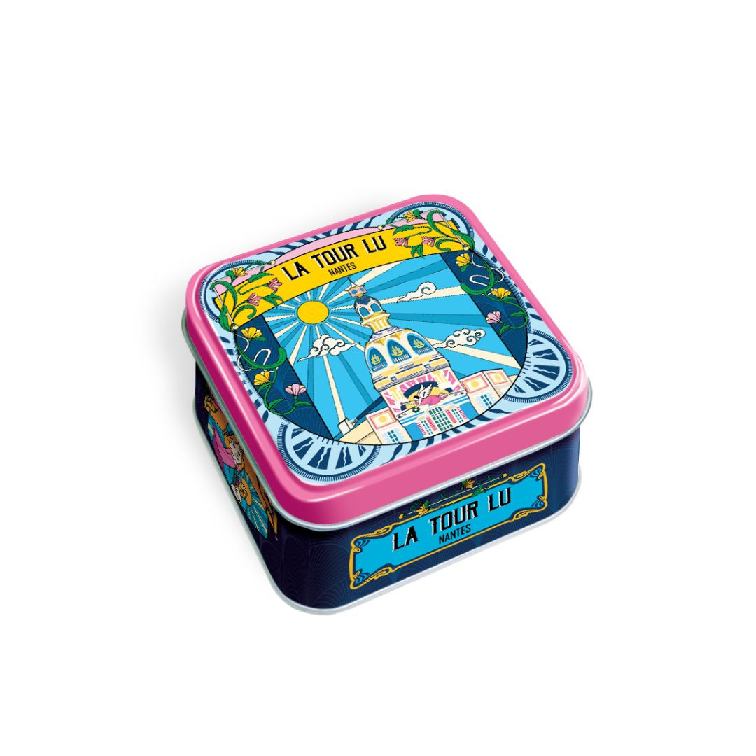Achat Boite mini carrée Nantes art nouveau tour Lu VIDE en ligne 1 
