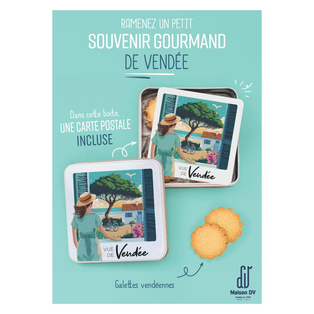 Achat Affiche A4 Boîte carrée polaroïd vue de Vendée en ligne 1 