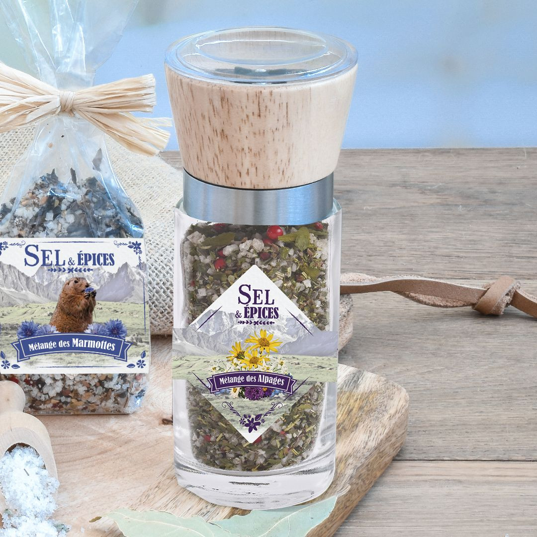 Achat Moulin mélange des alpages sel de montagne en ligne 2 