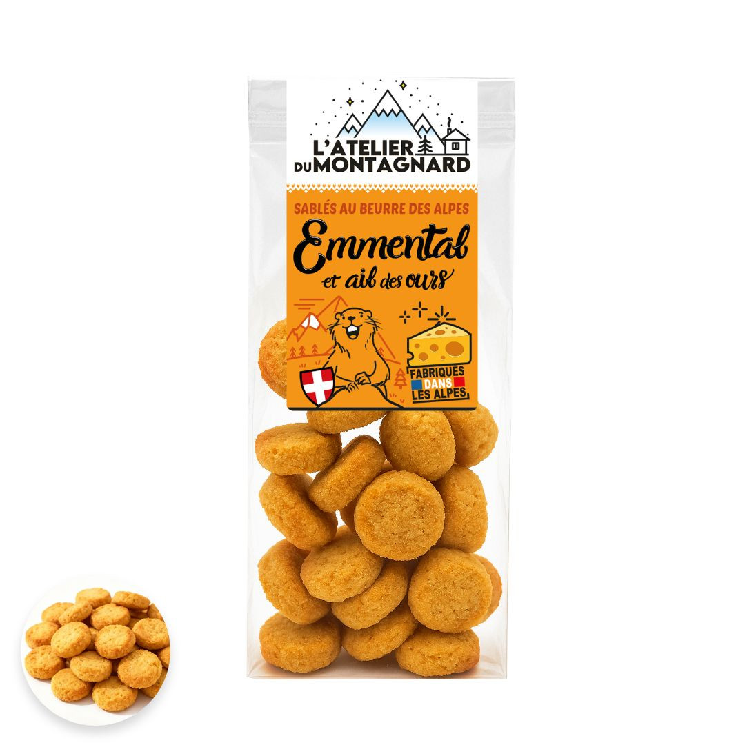 Achat Sachet de sablés à l'emmental et ail des ours en ligne 1 