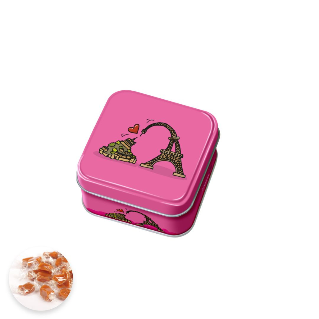 Achat Boîte savon "la Tour Eiffel aime le Mont-Saint-Michel" HIHIHI caramels au beurre salé en ligne 1 