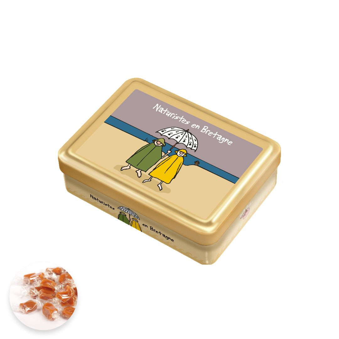 Achat Boîte demi sucrette naturistes Bretagne caramels au beurre salé et à la fleur de sel de Bretagne en ligne 1 