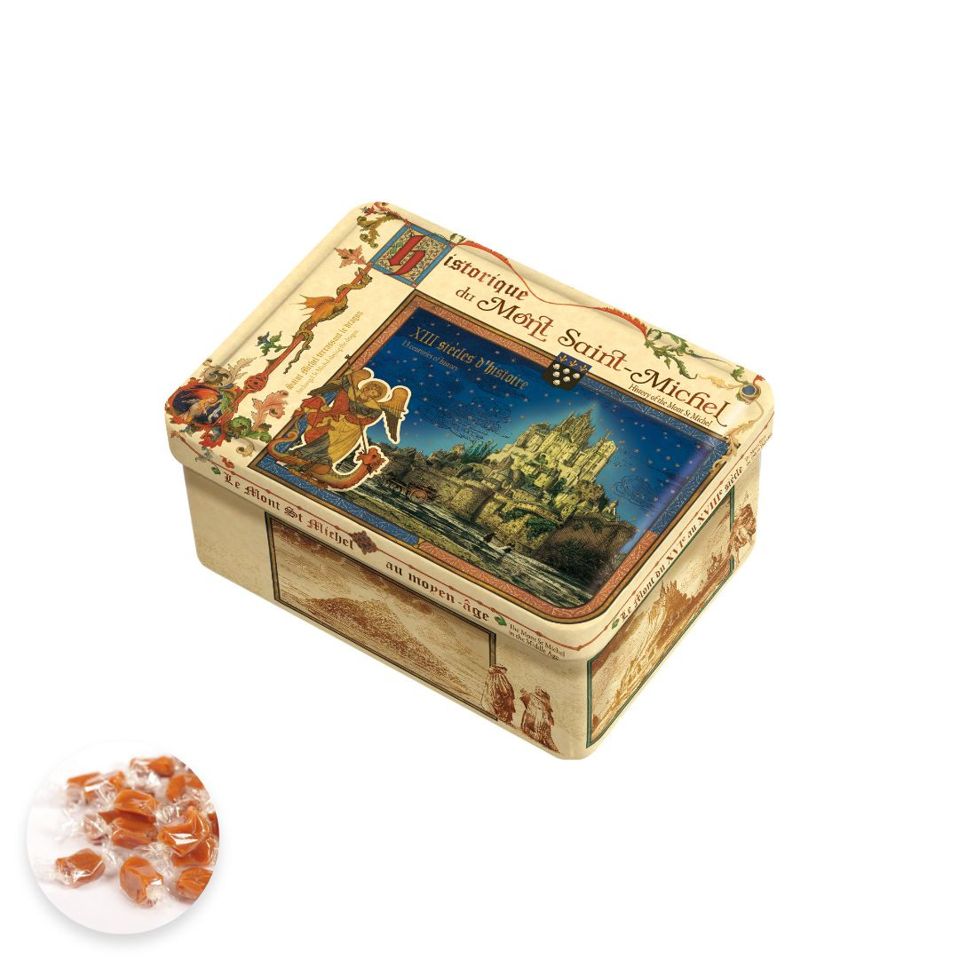 Achat Boîte sucrette Mont-Saint-Michel historique caramels au beurre salé fabriqués en Normandie en ligne 1 
