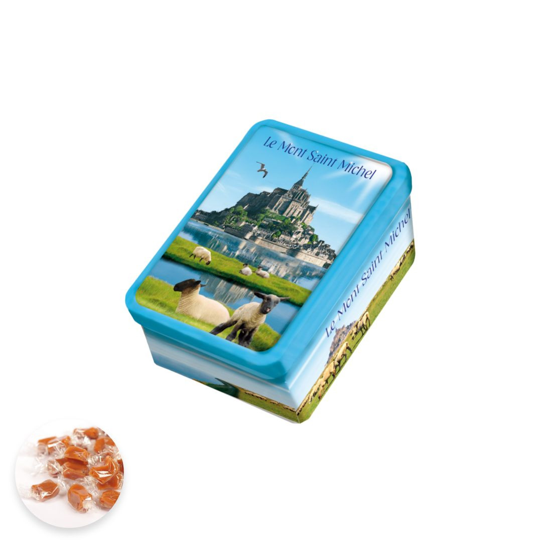 Achat Boîte sucrette Mont-Saint-Michel moutons caramels au beurre salé fabriqués en Normandie en ligne 1 