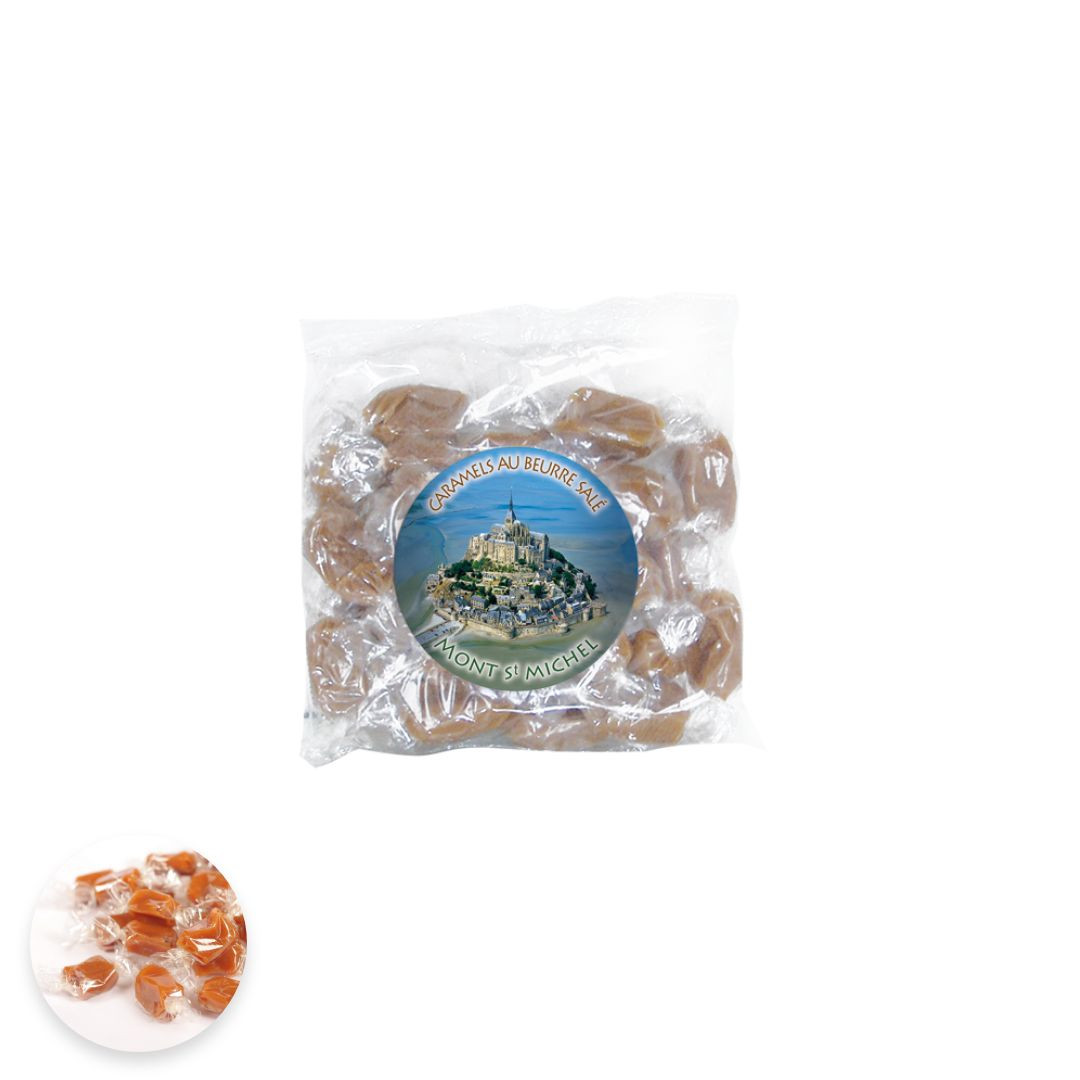 Achat Sachet coussin caramels au beurre salé fabriqués en Normandie en ligne 1 