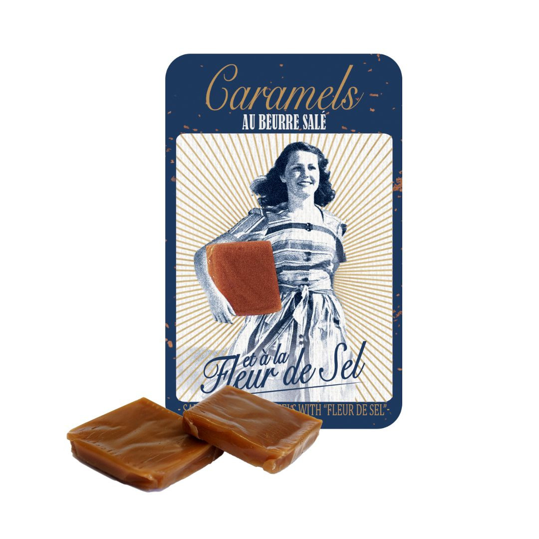 Achat Vrac Bouchées au caramel au beurre salé et à la fleur de sel + étiquette petite fleur de sel en ligne 1 