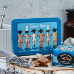 Boîte demi sucrette fesses noz caramels au beurre salé et à la fleur de sel de Bretagne