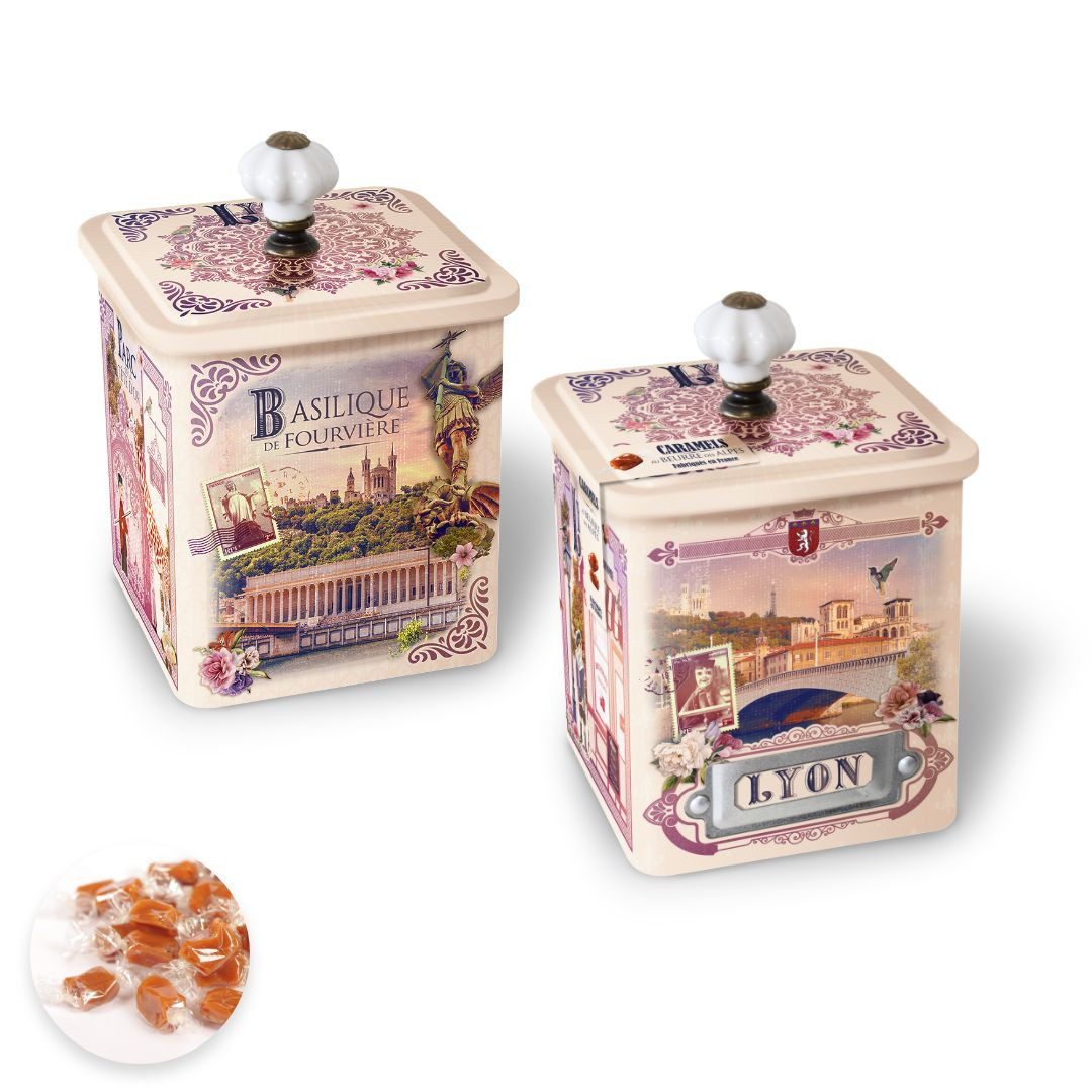 Achat Boîte demi-collector collection Lyon caramels au beurre salé en ligne 1 