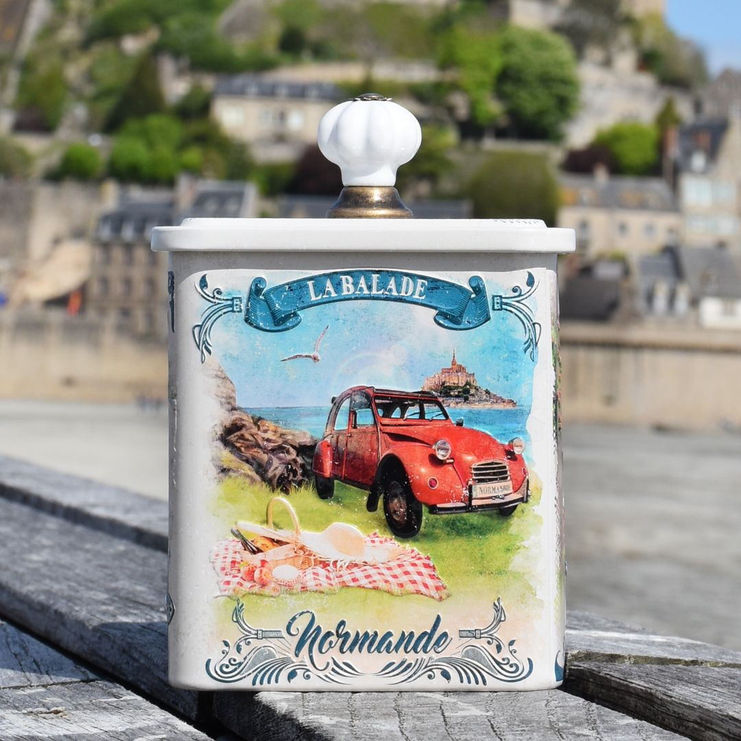 Achat Boîte demi collector Normandie vintage caramels au beurre salé fabriqués en Normandie en ligne 3 