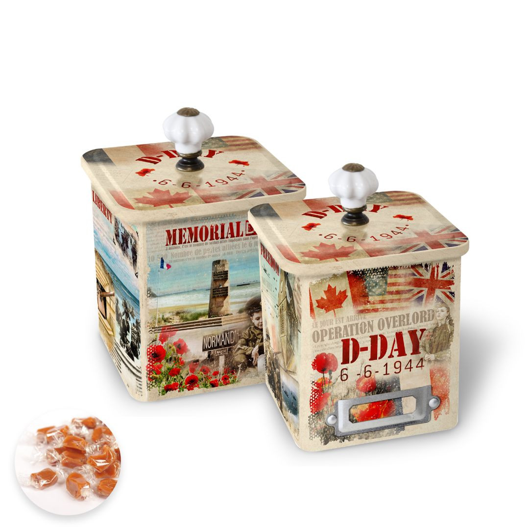 Achat Boîte demi collector D-DAY caramels au beurre salé fabriqués en Normandie en ligne 1 