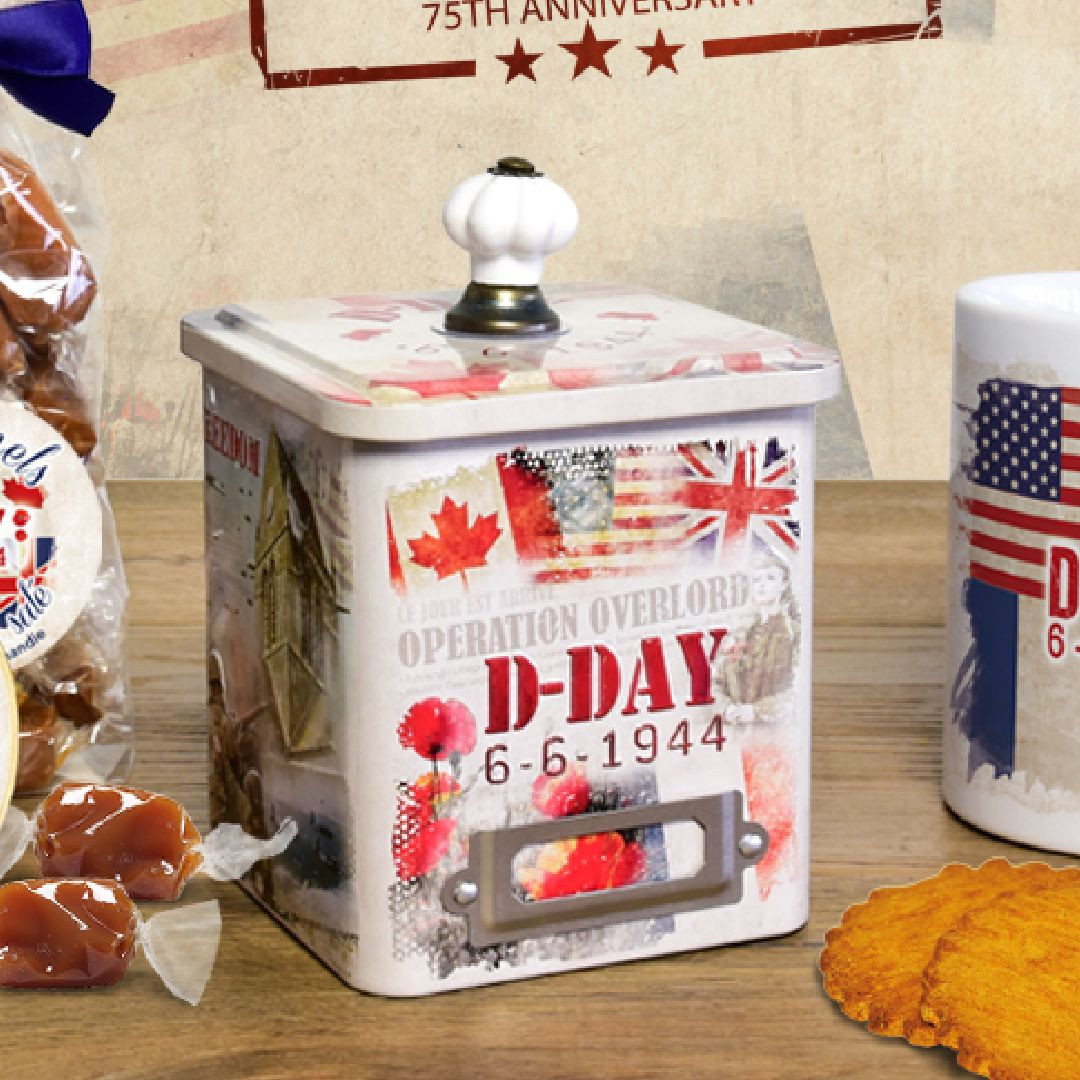 Achat Boîte demi collector D-DAY caramels au beurre salé fabriqués en Normandie en ligne 3 
