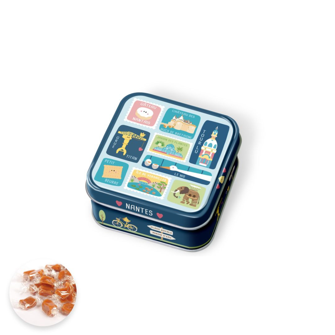 Achat Boîte savon Nantes Lali caramels au beurre salé et à la fleur de sel Guérande en ligne 1 