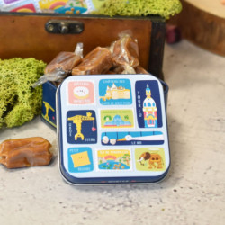 Boîte savon Nantes Lali caramels au beurre salé et à la fleur de sel Guérande