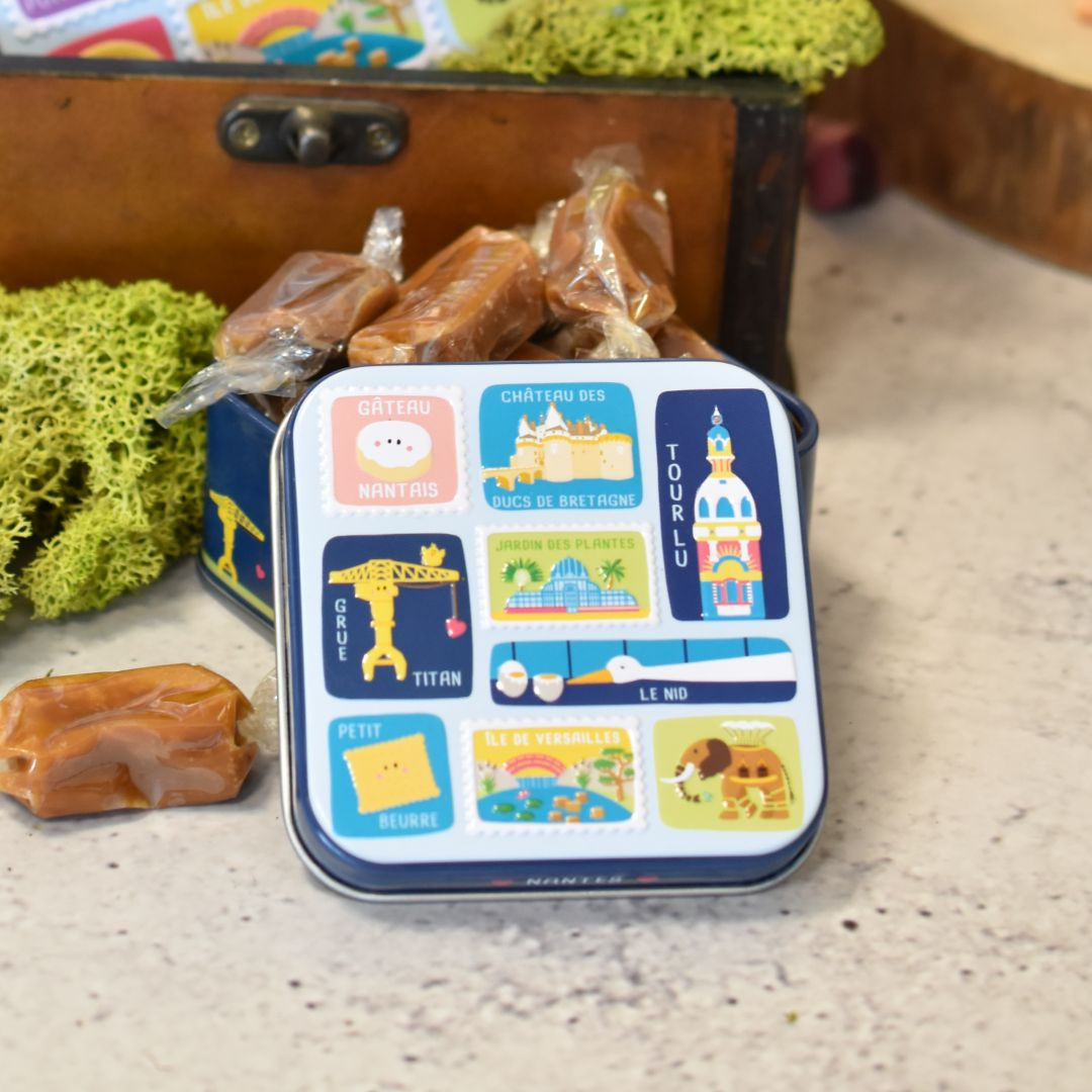 Achat Boîte savon Nantes Lali caramels au beurre salé et à la fleur de sel Guérande en ligne 3 