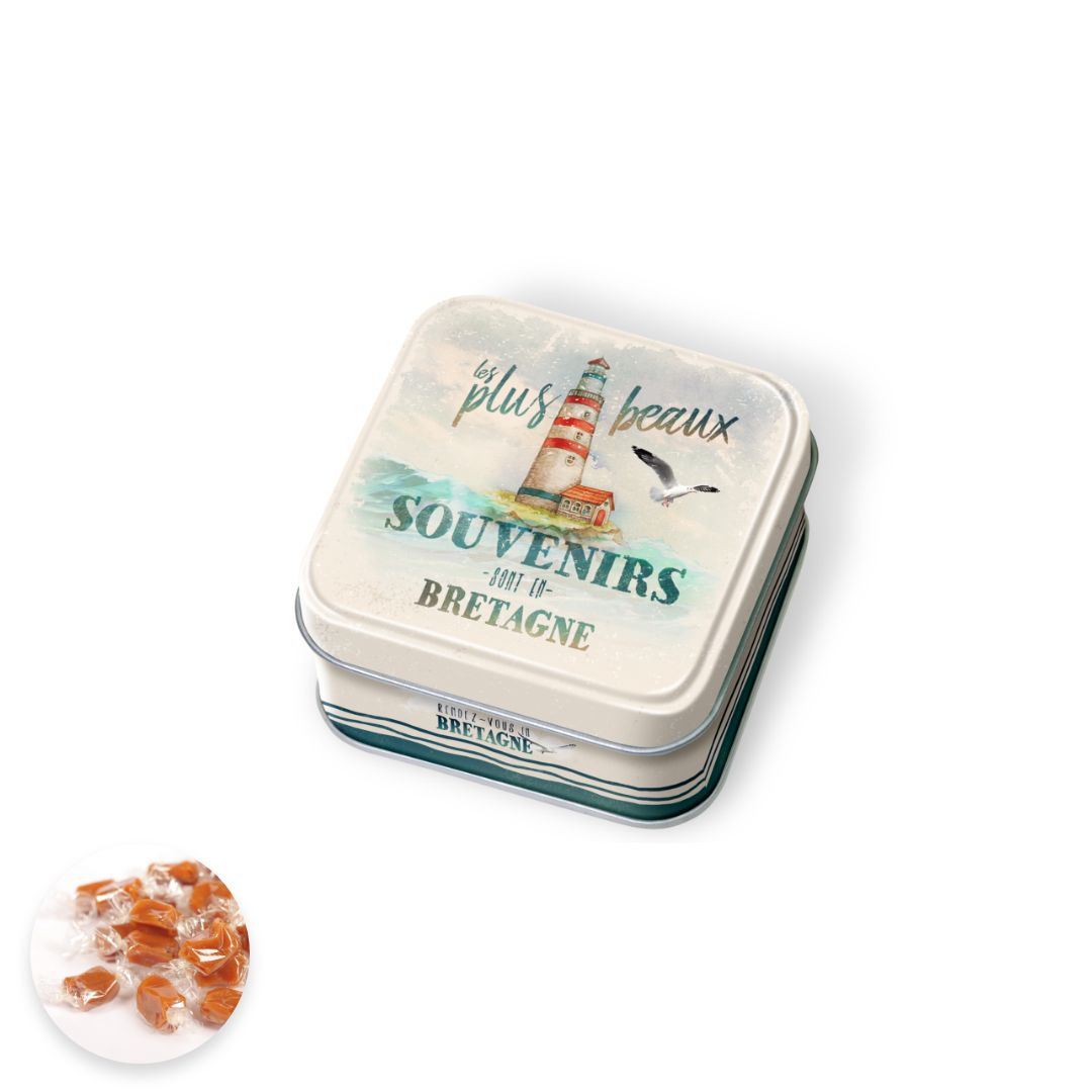 Achat Boîte savon Bretagne vintage phare souvenirs caramels au beurre salé et à la fleur de sel de Bretagne en ligne 1 