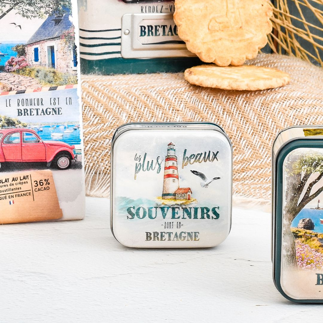 Achat Boîte savon Bretagne vintage phare souvenirs caramels au beurre salé et à la fleur de sel de Bretagne en ligne 3 