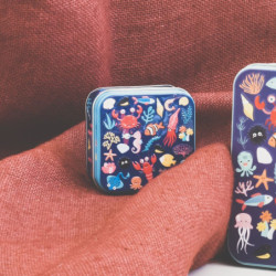 Boîte savon fonds marins Lali caramels beurre salé et fleur de sel