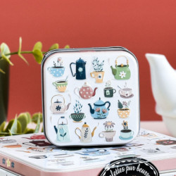 Boîte savon théières Lali caramels au beurre salé et à la fleur de sel