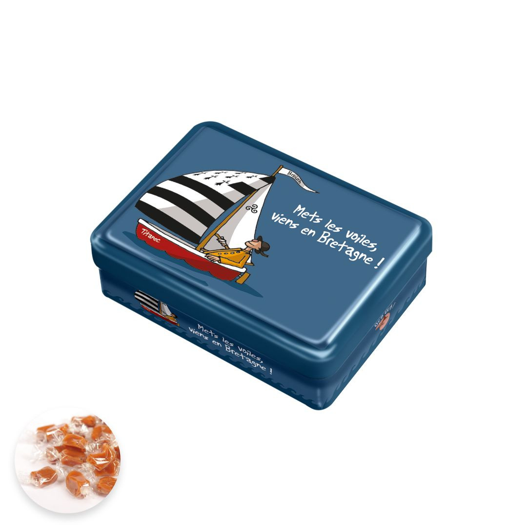Achat Boîte demi sucrette mets les voiles caramels au beurre salé et à la fleur de sel de Bretagne en ligne 1 