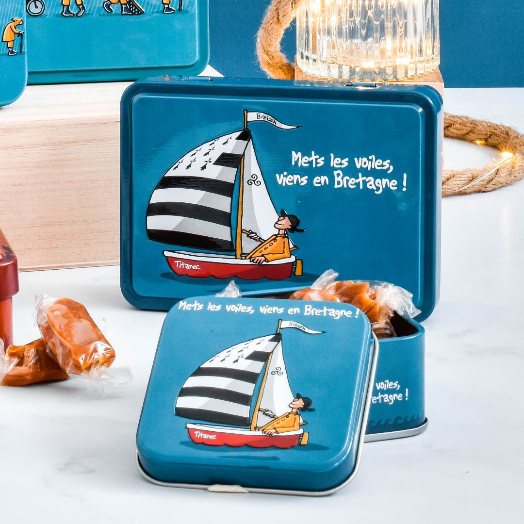 Achat Boîte demi sucrette mets les voiles caramels au beurre salé et à la fleur de sel de Bretagne en ligne 3 