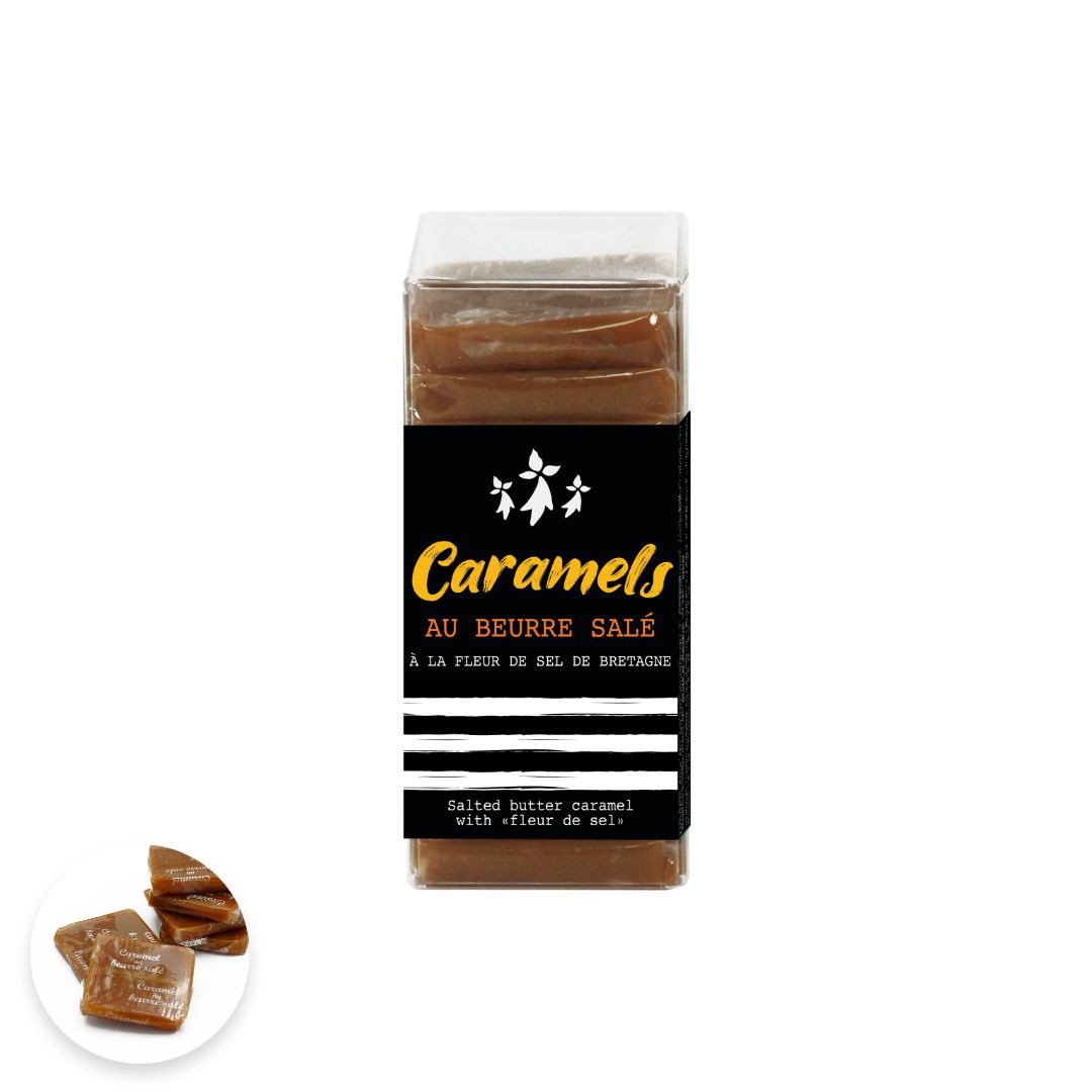 Achat Tubo drapeau breton bouchées au caramel au beurre salé et à la fleur de sel de Bretagne en ligne 1 