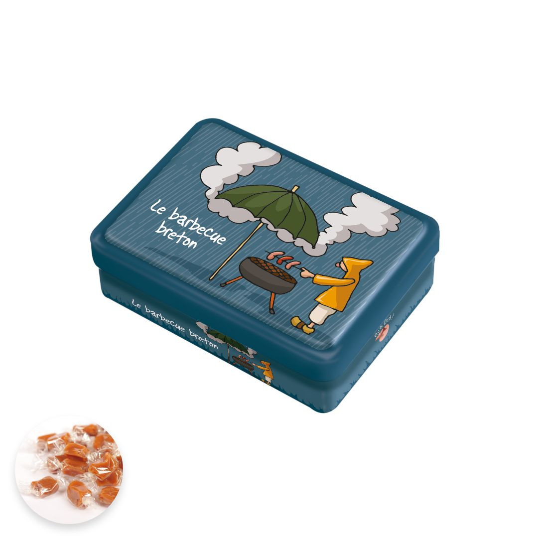 Achat Boîte demi sucrette barbecue breton caramels au beurre salé et à la fleur de sel de Bretagne en ligne 1 