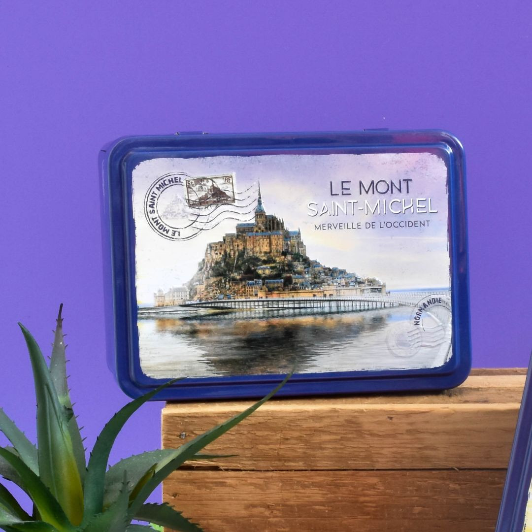 Achat Boîte sucrette Mont-Saint-Michel merveille de l'occident caramels au beurre salé fabriqué en Normandie en ligne 3 