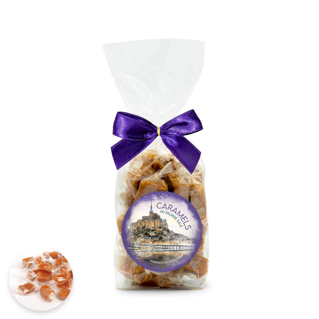 Achat Sachet Mont-Saint-Michel merveille de l'occident caramels au beurre salé fabriqué en Normandie en ligne 1 