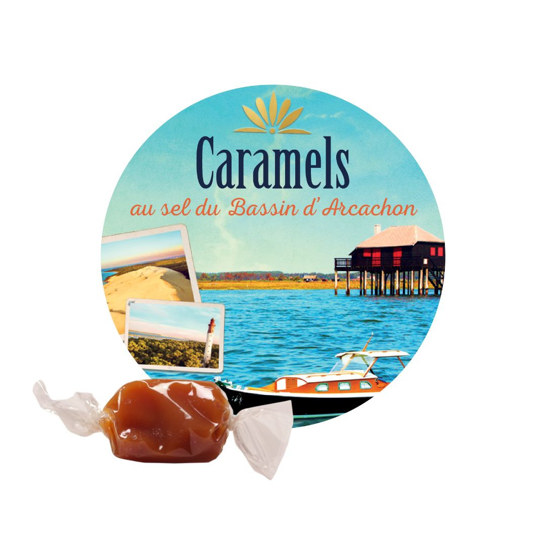 Achat Vrac Caramels au sel du bassin d'Arcachon + étiquette bassin d'Arcachon en ligne 1 