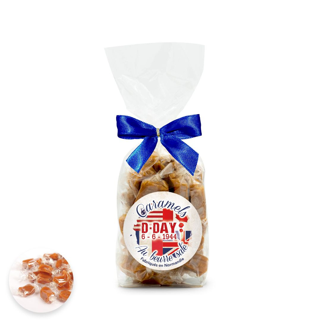 Achat Sachet collector D-DAY caramels au beurre salé fabriqués en Normandie en ligne 1 