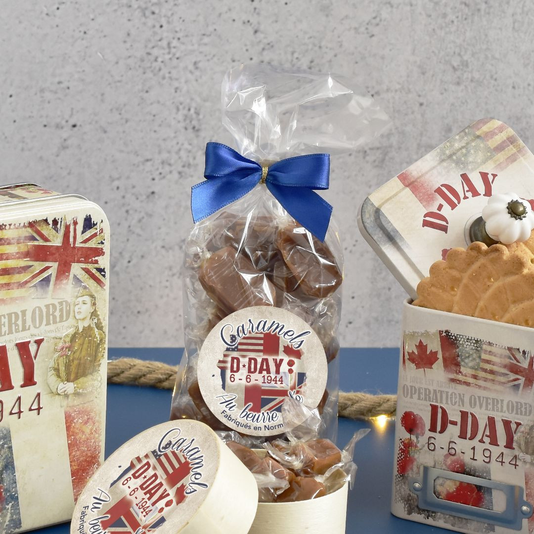 Achat Sachet collector D-DAY caramels au beurre salé fabriqués en Normandie en ligne 3 