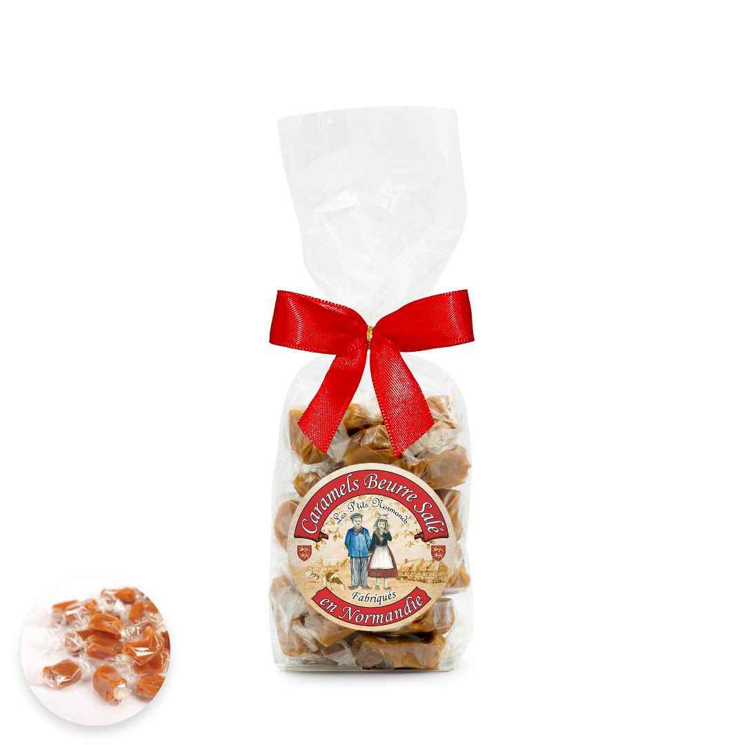 Achat Sachet p'tits normands caramels au beurre salé fabriqués en Normandie en ligne 1 