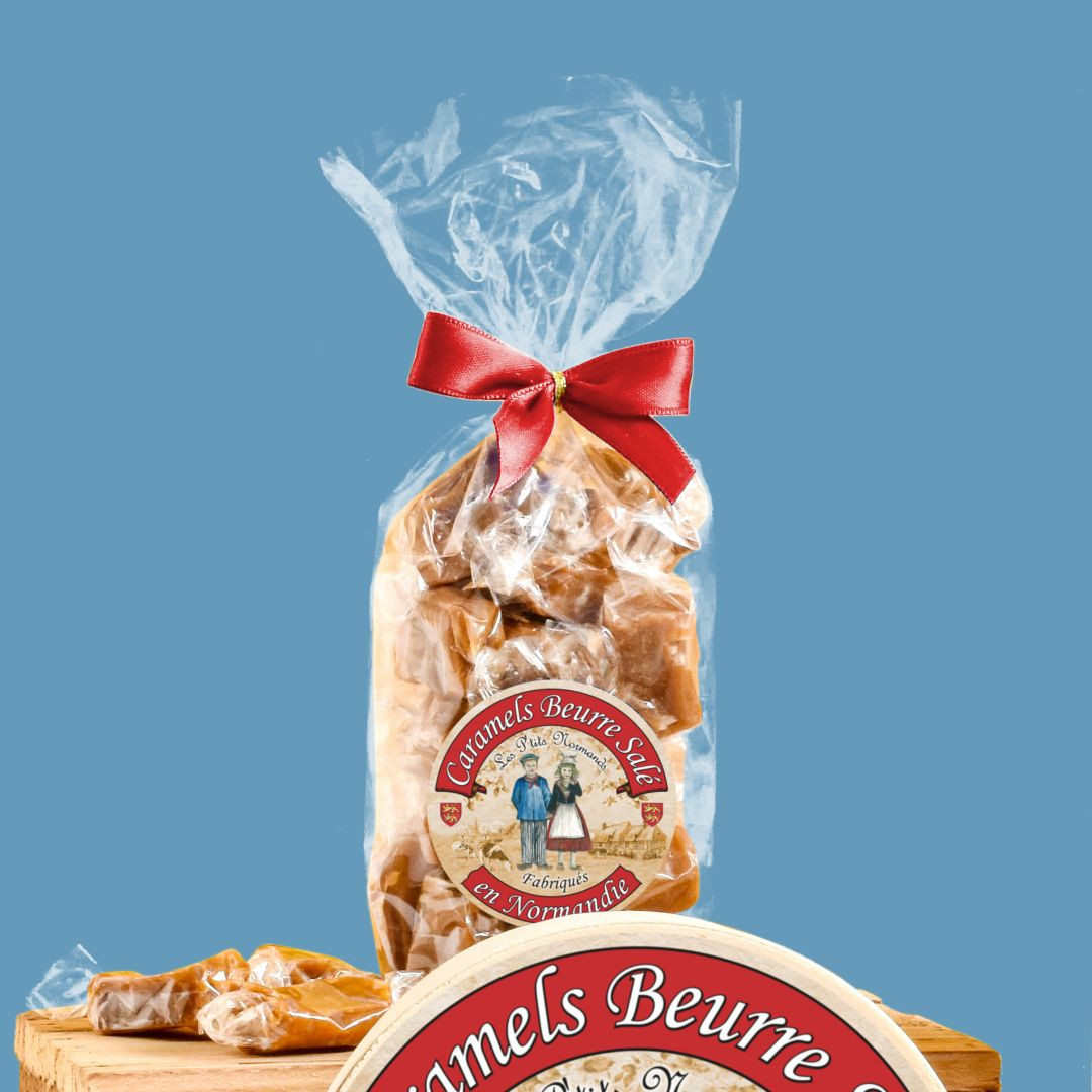 Achat Sachet p'tits normands caramels au beurre salé fabriqués en Normandie en ligne 3 
