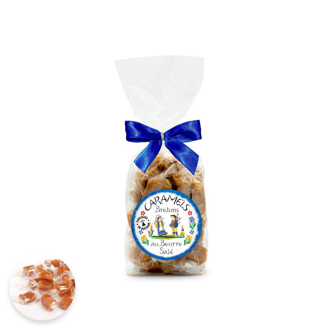 Achat Petit sachet faïence caramels au beurre salé et à la fleur de sel de Bretagne en ligne 1 