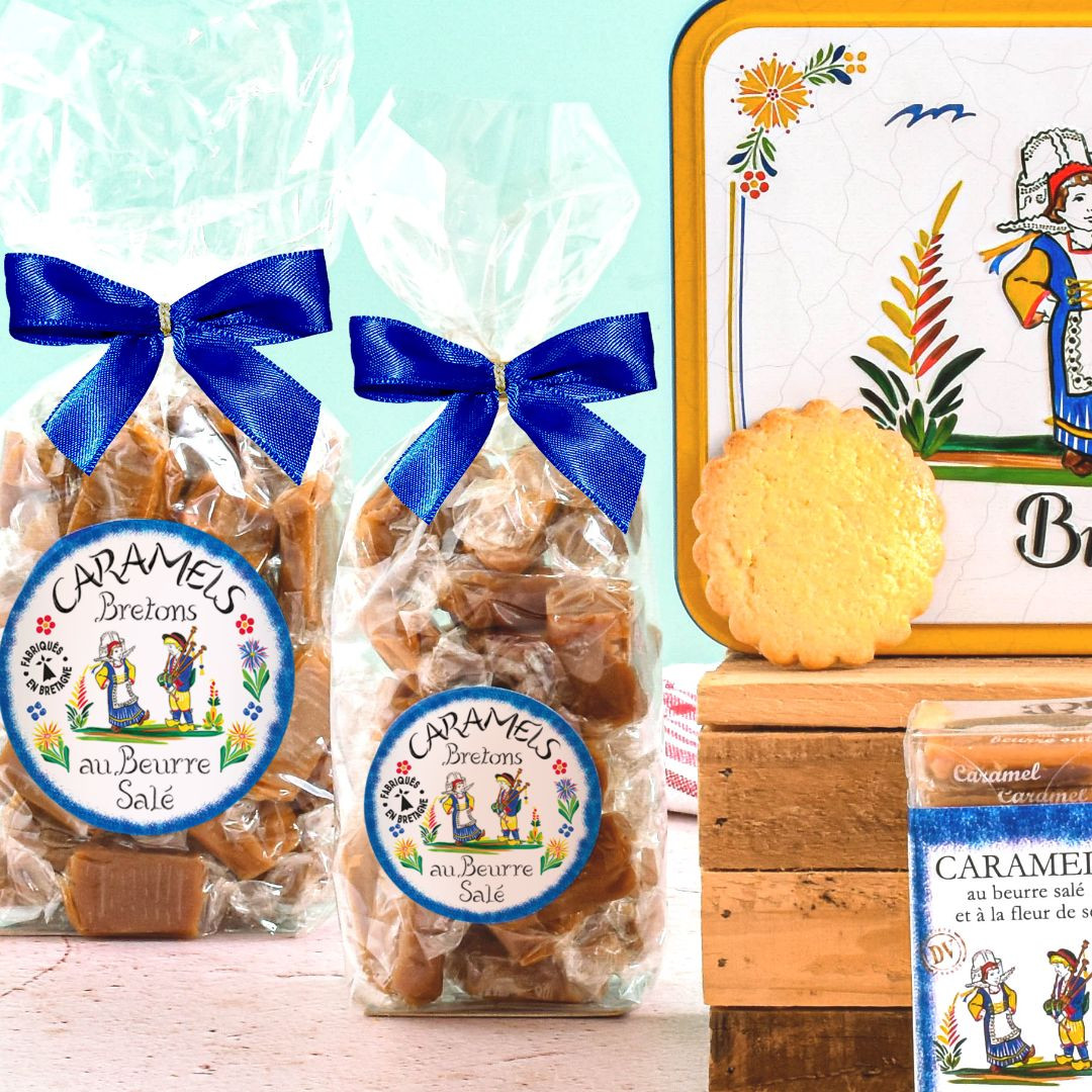 Achat Petit sachet faïence caramels au beurre salé et à la fleur de sel de Bretagne en ligne 3 